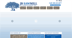Desktop Screenshot of jbsawmill.com